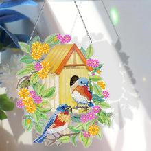 Afbeelding in Gallery-weergave laden, Diamond Painting Deurhanger 5D - Vogelhuisje Dubbelzijdig