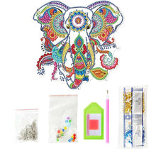 Afbeelding in Gallery-weergave laden, Diamond Painting Deurhanger 5D met Olifant
