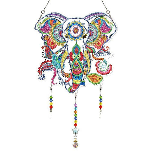Deurhanger Diamond Painting 5D met Olifant