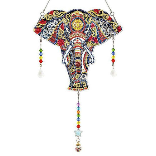 Diamond Painting Deurhanger 5D Olifant