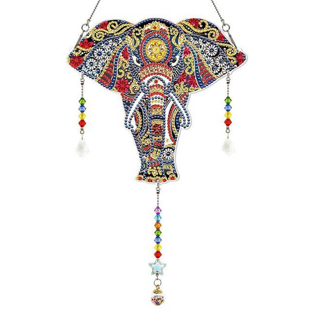 Diamond Painting Deurhanger 5D Olifant