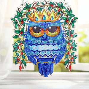Diamond Painting Deurhanger 5D Uil