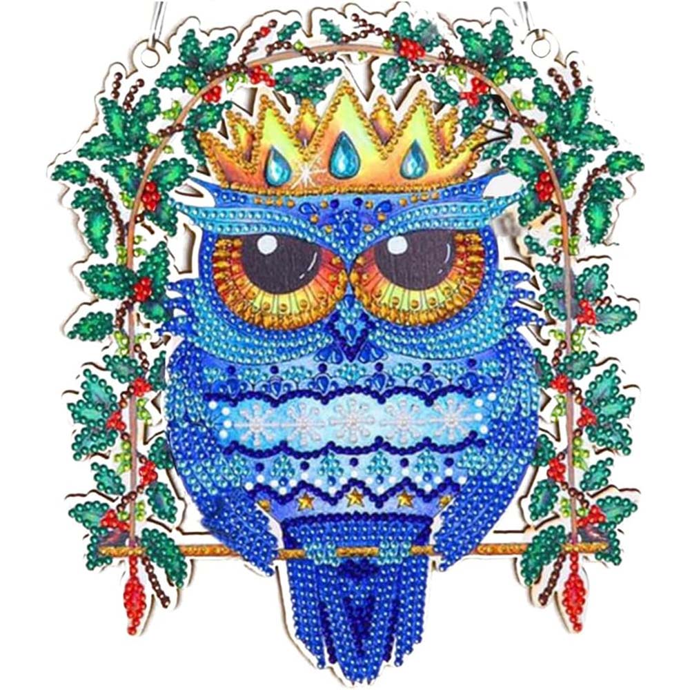 Diamond Painting Deurhanger 5D Uil