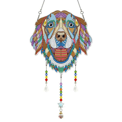 Diamond Painting Auto Hanger Hond