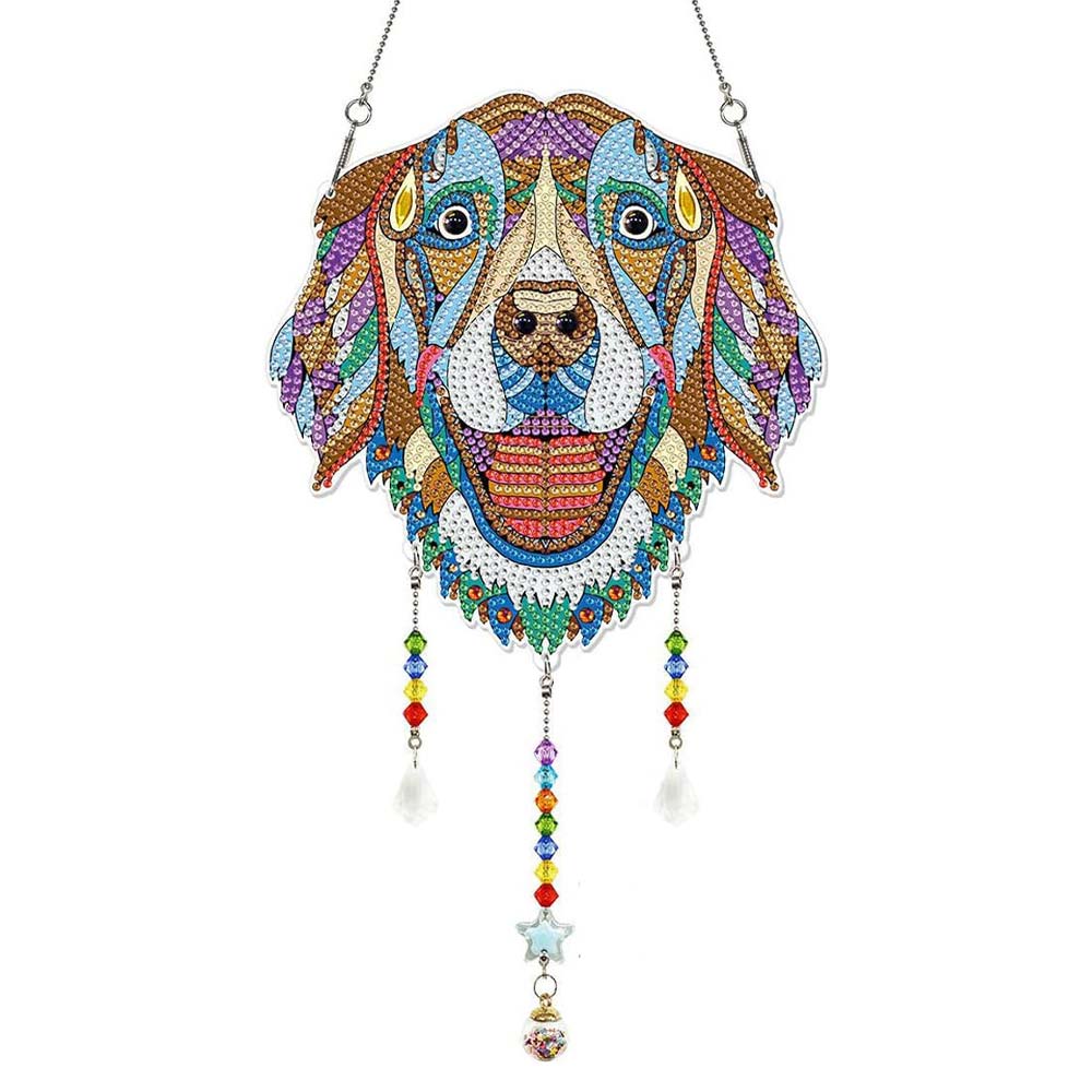 Diamond Painting Auto Hanger Hond