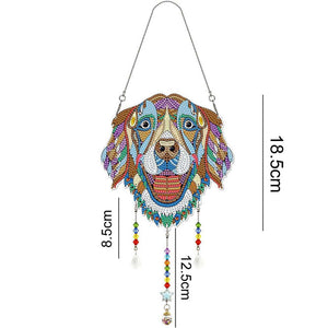 Diamond Painting Auto Hanger Hond