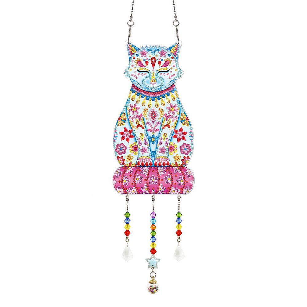 Deurhanger Diamond Painting 5D Kat