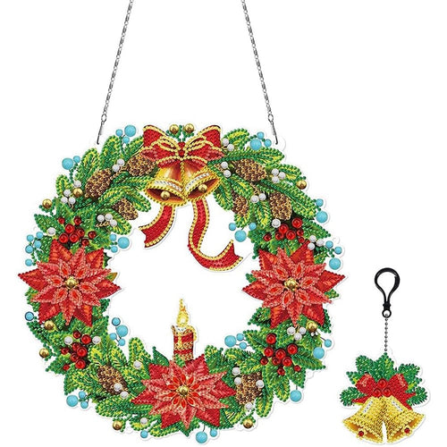 Deurhanger Diamond Painting 5D Kroon met LED en Hanger