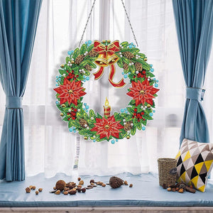 Diamond Painting Deurhanger 5D Kroon met LED en Hanger