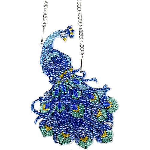 Diamond Painting Deurhanger 5D Pauw