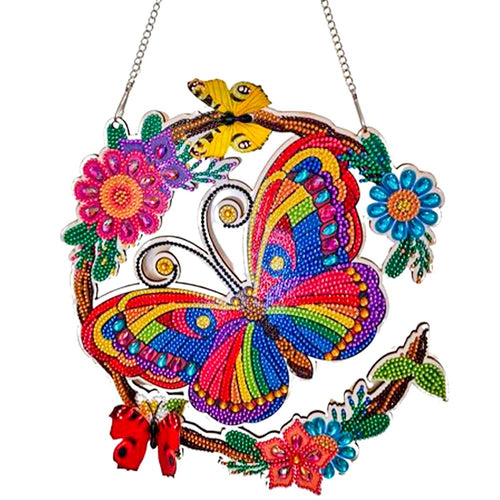 Diamond Art Deurhanger Vlinder