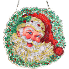 Afbeelding in Gallery-weergave laden, Diamond Painting Deurhanger 5D Kerstman