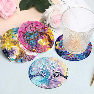 Onderzetter Diamond Painting 5D met Levensboom