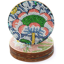 Afbeelding in Gallery-weergave laden, Diamond Painting Onderzetter 5D met Bloemen