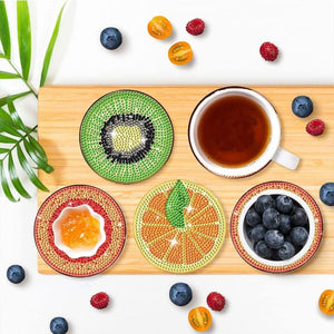 Diamond Painting Onderzetter 5D met Fruit
