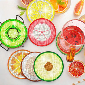 Onderzetter Diamond Painting 5D Fruit