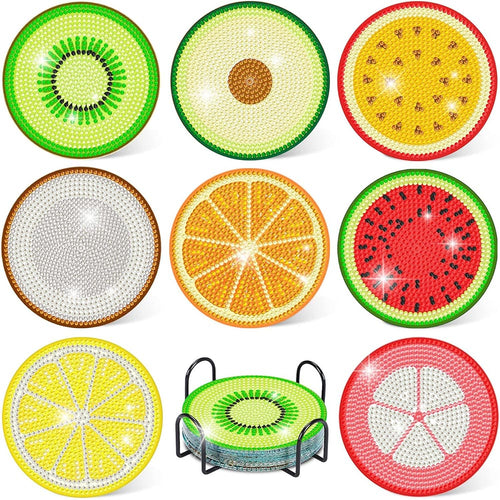Onderzetter Diamond Painting 5D Fruit