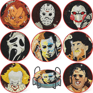 Onderzetter Diamond Painting 5D Halloween