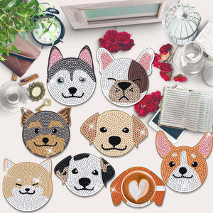 Diamond Painting Onderzetter 5D Honden