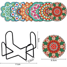 Afbeelding in Gallery-weergave laden, Diamond Painting Onderzetter 5D met Mandala Bloemen