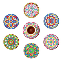 Afbeelding in Gallery-weergave laden, Onderzetter Diamond Painting 5D met Mandala-ontwerp