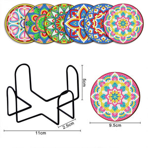 Onderzetter Diamond Painting 5D met Mandala-ontwerp