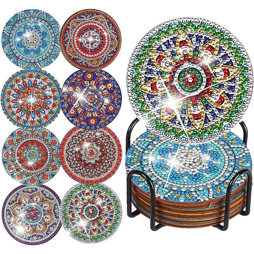 Onderzetter Diamond Art Mandala