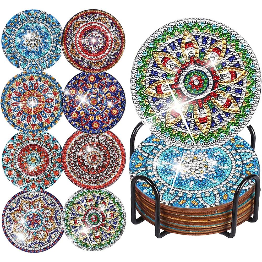 Onderzetter Diamond Art Mandala