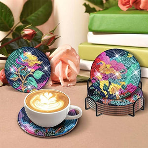 Diamond Painting Onderzetter 5D met Rozen