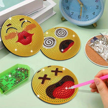 Afbeelding in Gallery-weergave laden, Onderzetter Diamond Painting 5D Emoji