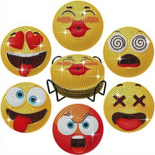 Afbeelding in Gallery-weergave laden, Onderzetter Diamond Painting 5D Emoji