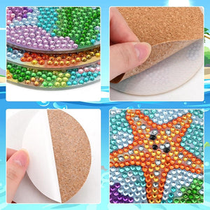 Onderzetter Diamond Painting 5D met Onderzeeër