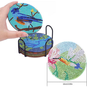 Diamond Painting Onderzetter 5D Vogels