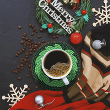 Afbeelding in Gallery-weergave laden, Onderzetter Diamond Painting 5D Kerstthema
