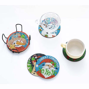 Onderzetter Diamond Painting 5D Kerstset 2