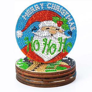 Onderzetter Diamond Painting 5D Kerstset 2
