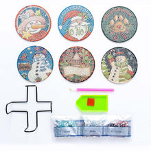 Afbeelding in Gallery-weergave laden, Onderzetter Diamond Painting 5D Kerstset 2
