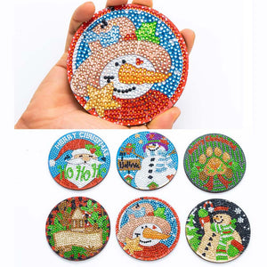 Onderzetter Diamond Painting 5D Kerstset 2