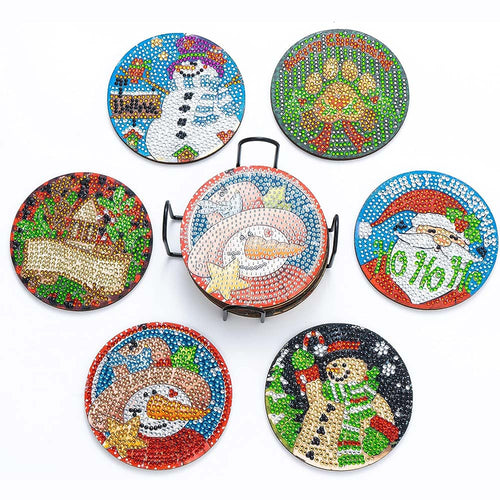 Onderzetter Diamond Painting 5D Kerstset 2