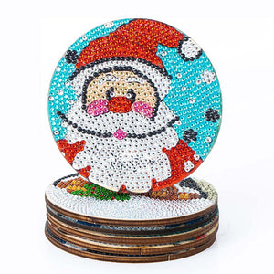 Onderzetter Diamond Art Kerstmis