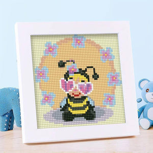 Diamond Painting Bij voor Kinderen met Fotolijst