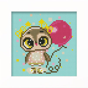 Diamond Painting 5D Kinderen Uil met Fotolijst