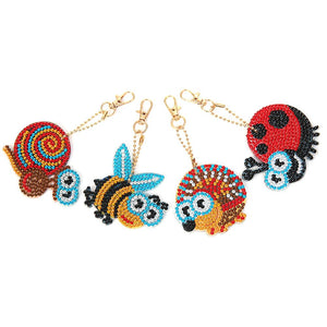 Diamond Painting Hanger 5D Insecten Set van 4 Stuks