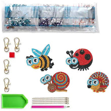 Afbeelding in Gallery-weergave laden, Diamond Painting Hanger 5D Insecten Set van 4 Stuks