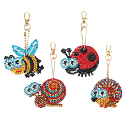 Diamond Painting Hanger 5D Insecten Set van 4 Stuks