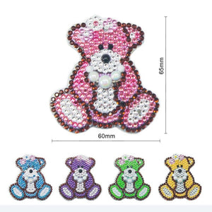 Diamond Painting Sleutelhanger 5D Beer 5 Stuks