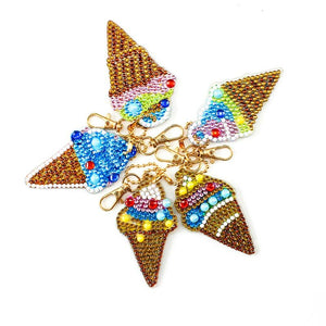 Diamond Painting Sleutelhanger 5D IJsje