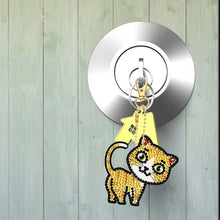 Afbeelding in Gallery-weergave laden, Diamond Painting Sleutelhangers Katten 5 Stuks