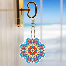 Afbeelding in Gallery-weergave laden, Diamond Painting Sleutelhanger 5D Mandala 8 Stuks