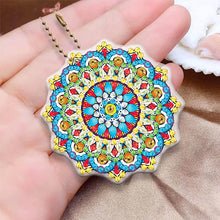 Afbeelding in Gallery-weergave laden, Diamond Painting Sleutelhanger 5D Mandala 8 Stuks